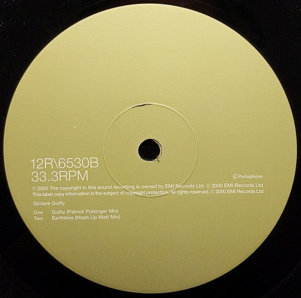 Gintarė* : Guilty (12")