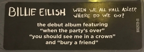 Billie Eilish : When We All Fall Asleep, Where Do We Go? (LP, Album, Apr)