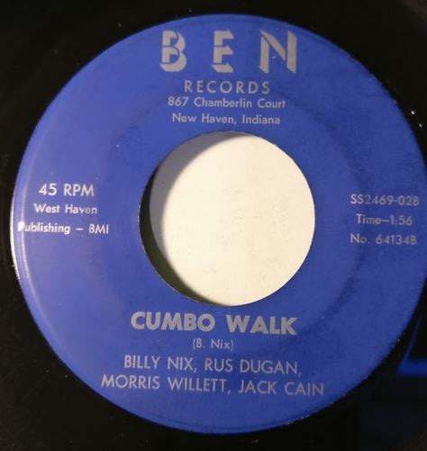 Billy Nix (2), Rus Dugan, Morris Willett, Jack Cain : Itchy Feet (7", Single)