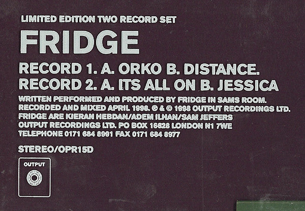 Fridge : Orko (12" + 7" + Ltd)