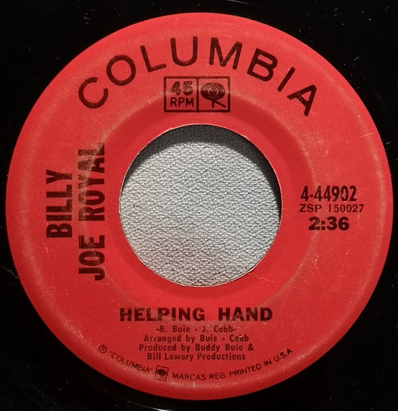 Billy Joe Royal : Cherry Hill Park (7", Single, San)