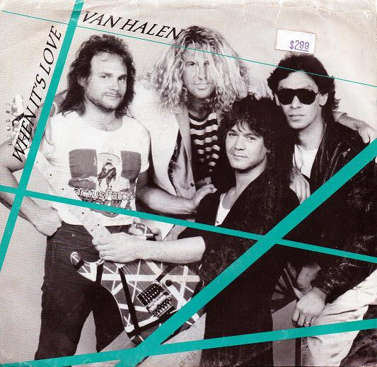 Van Halen : When It's Love (7", Single)
