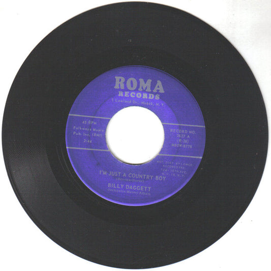 Billy Daggett : Tangerine / I'm Just A Country Boy (7", Single)