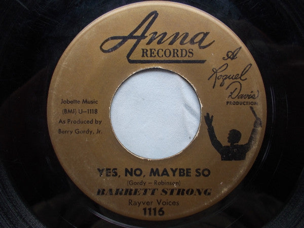 Barrett Strong : Yes, No, Maybe So / You Knows What To Do (7")