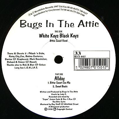 Bugs In The Attic* : White Keys Black Keys (12")