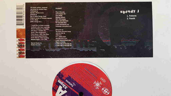 Speedy J : Patterns (12")