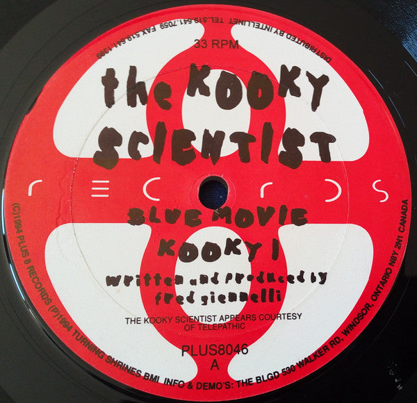 The Kooky Scientist : Blue Movie (12")