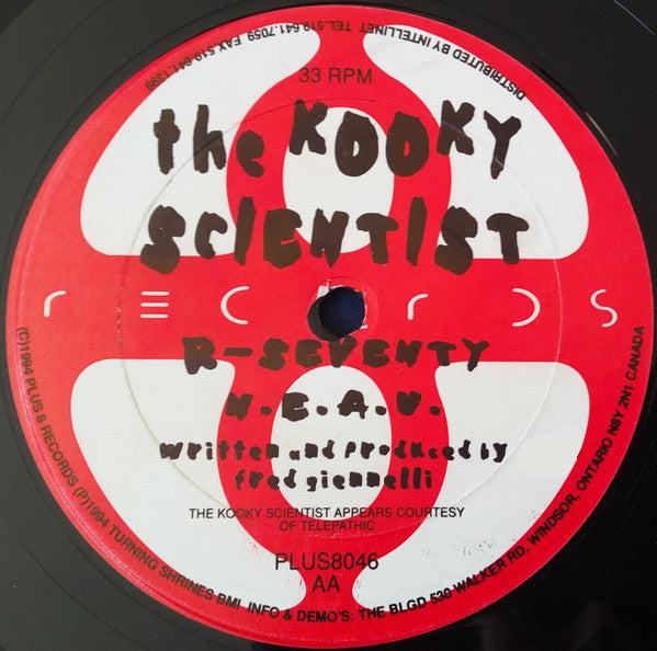 The Kooky Scientist : Blue Movie (12")