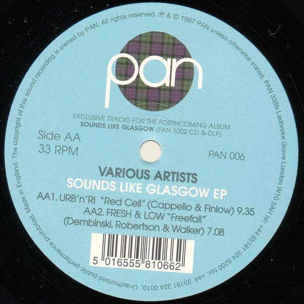 Various : Sounds Like Glasgow EP (12", EP)
