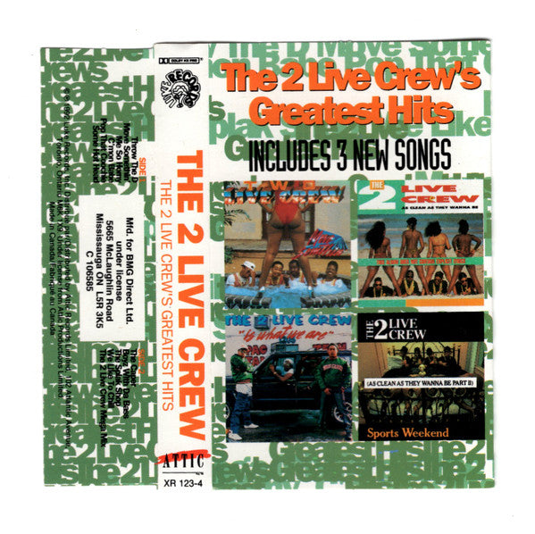 The 2 Live Crew : Greatest Hits (Cass, Comp)