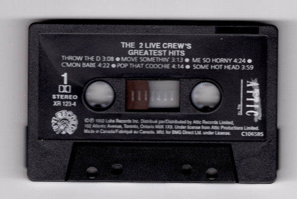 The 2 Live Crew : Greatest Hits (Cass, Comp)
