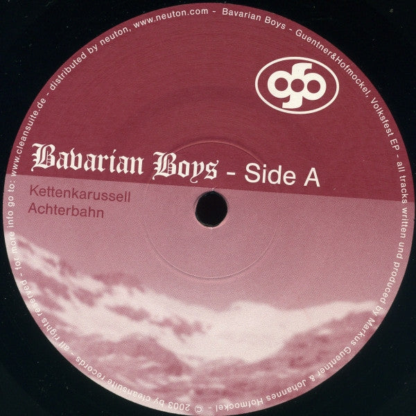 Bavarian Boys : Volksfest EP (12")