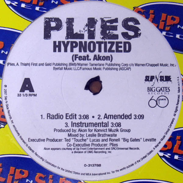 Plies Feat. Akon : Hypnotized (12")