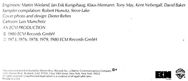 Various : Music With 58 Musicians, Volume One (2xLP, Comp, Promo, Smplr)