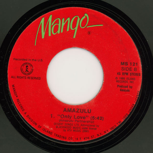 Amazulu : Montego Bay (7", Single, Styrene)
