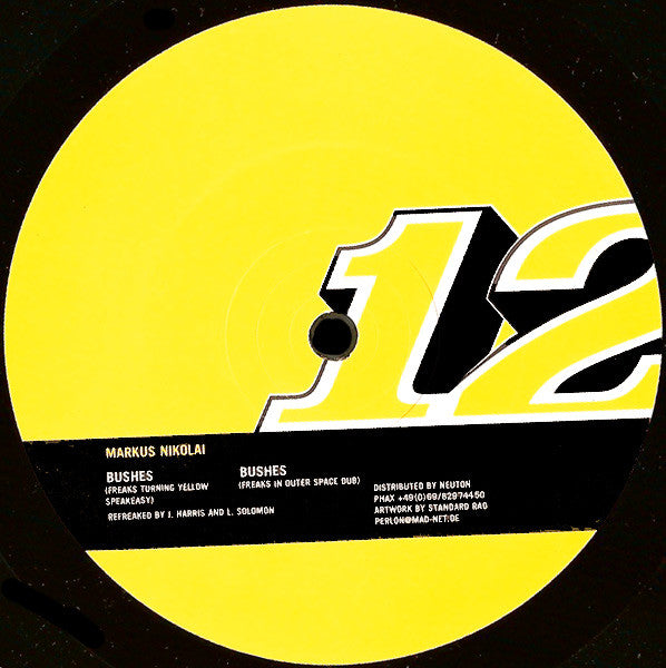 Markus Nikolai : Passion / Bushes (12")