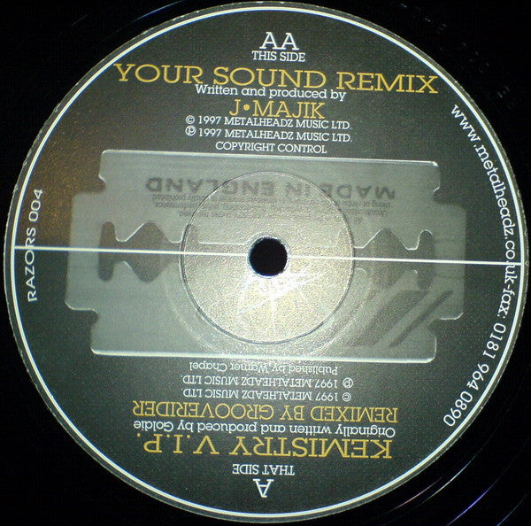 Goldie / J • Majik* : Kemistry (V.I.P.) / Your Sound (Remix) (12")