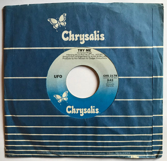 UFO (5) : Try Me (7", Single)