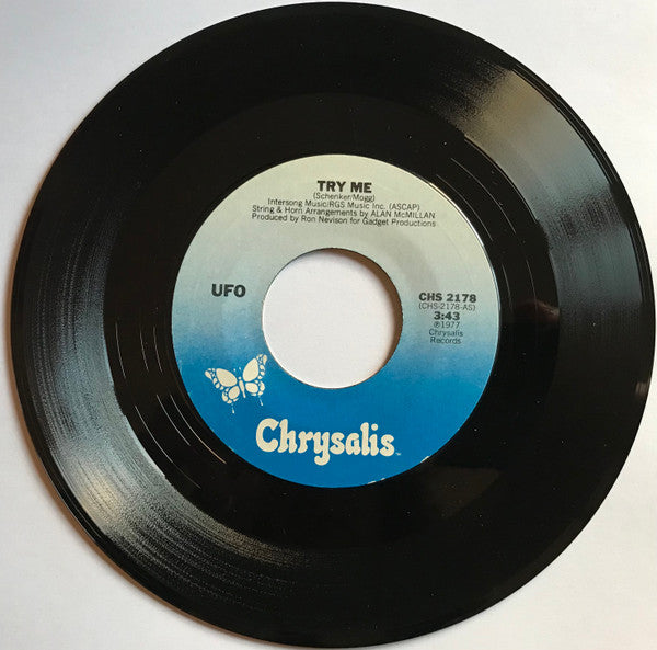 UFO (5) : Try Me (7", Single)