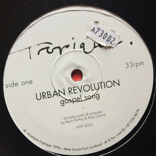 Urban Revolution : Gospel Song / Back 2 Black (12")
