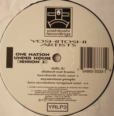 Various : One Nation Under House: Session 2 (2x12")