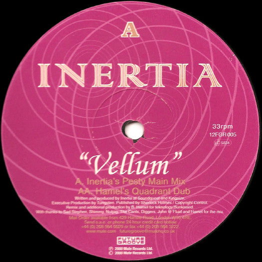 Inertia : Vellum (12")