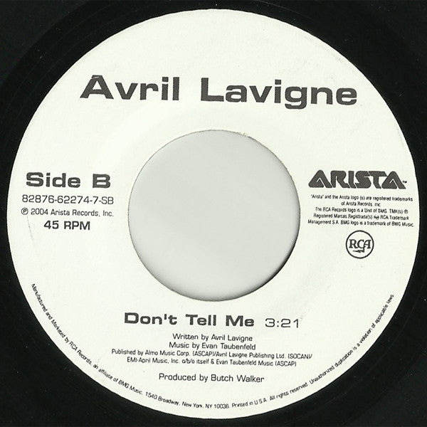 Avril Lavigne : My Happy Ending (7", Single)