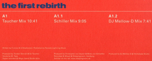 Trance Allstars : The First Rebirth (12")