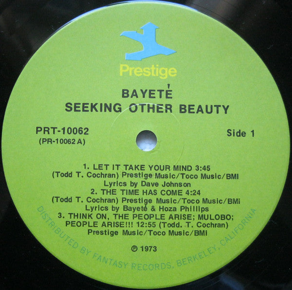 Bayeté (2) : Seeking Other Beauty (LP, Album)