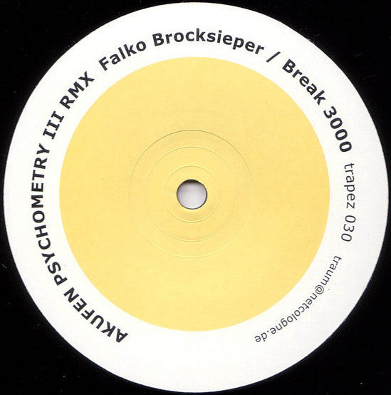 Akufen : Psychometry III (Remixes) (12")