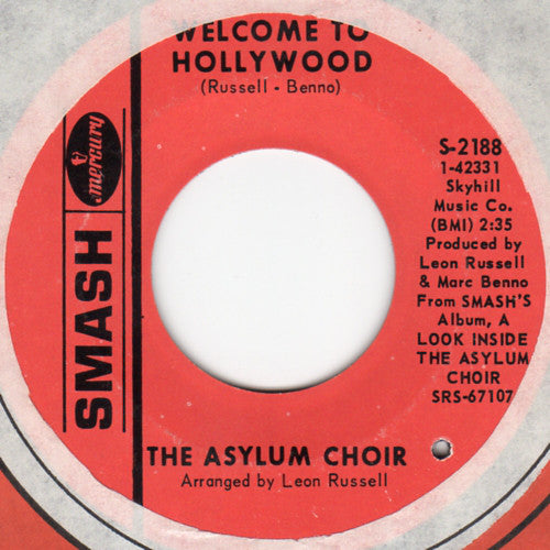 Asylum Choir : Welcome To Hollywood (7", Single)