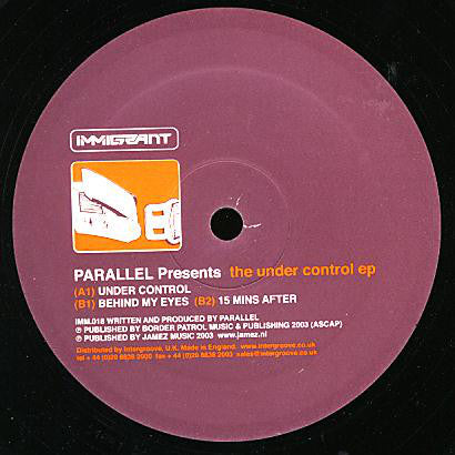 Parallel (2) : The Under Control EP (12")
