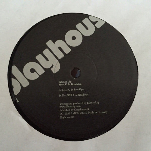 Fabrice Lig : Meet U In Brooklyn (12")