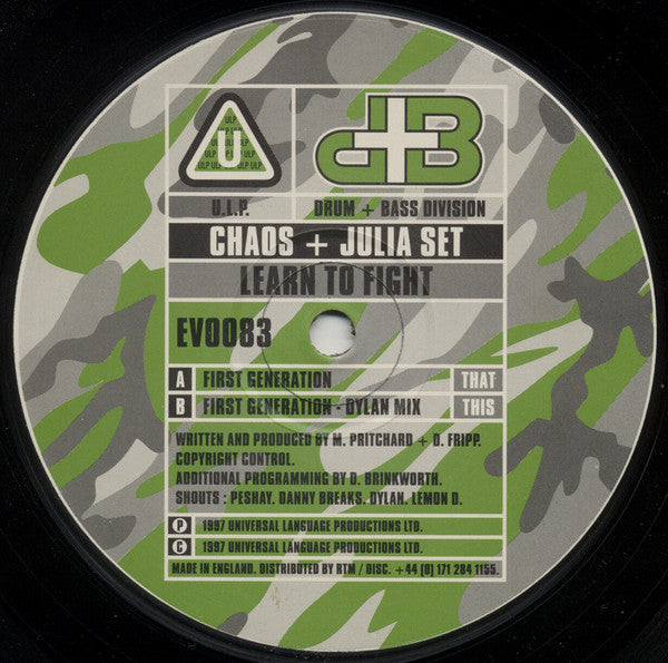 Chaos + Julia Set* : Learn To Fight (12")