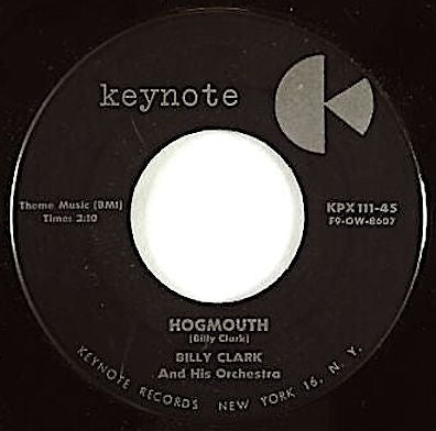 Billy Clark & His Orchestra : BC's Bounce / Hogmouth (7", Single)