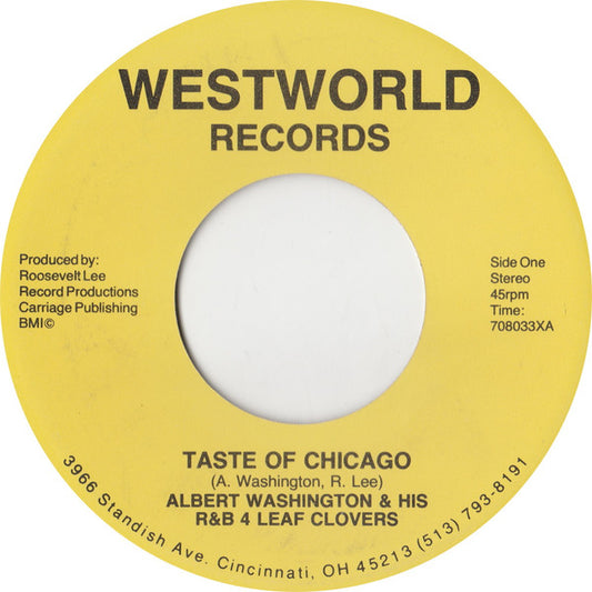 Albert Washington : Taste Of Chicago (7", Single)