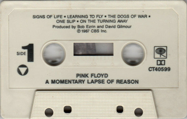 Pink Floyd : A Momentary Lapse Of Reason (Cass, Album)