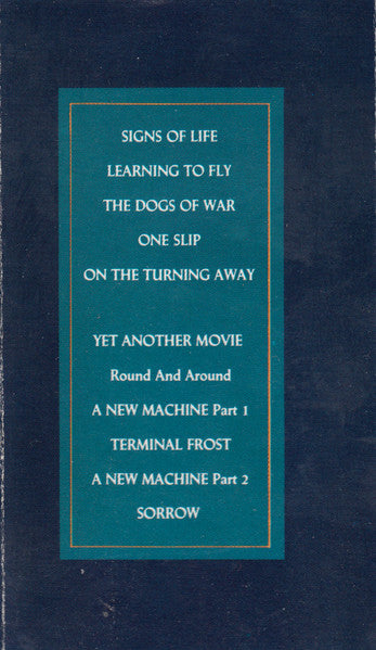 Pink Floyd : A Momentary Lapse Of Reason (Cass, Album)