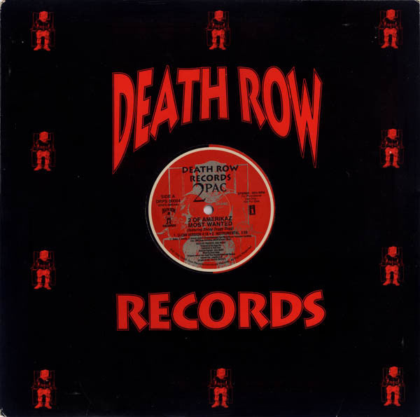 2Pac Featuring Snoop Dogg : 2 Of Amerikaz Most Wanted (12", Single, Promo)