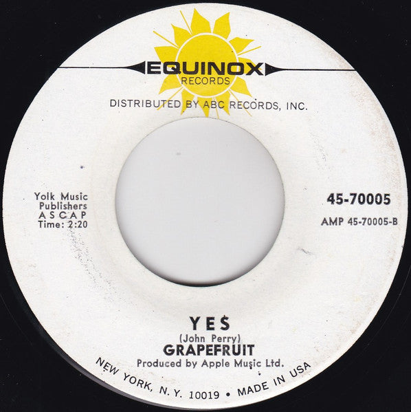 Grapefruit : Elevator (7", Single)