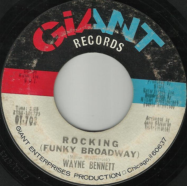 Wayne Bennett (2) : Casanova (Your Playing Days Are Over) (7", Mono)