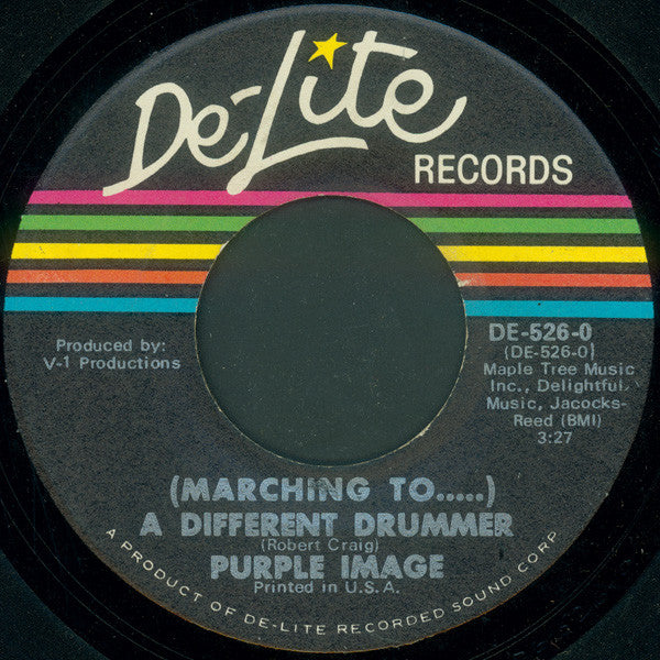 Purple Image : (Marching To.....) A Different Drummer / Why (7")