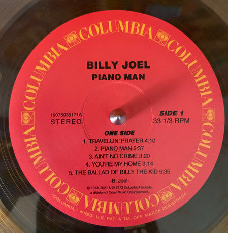 Billy Joel : Piano Man (LP, Album, RE, S/Edition, Tan)