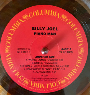 Billy Joel : Piano Man (LP, Album, RE, S/Edition, Tan)