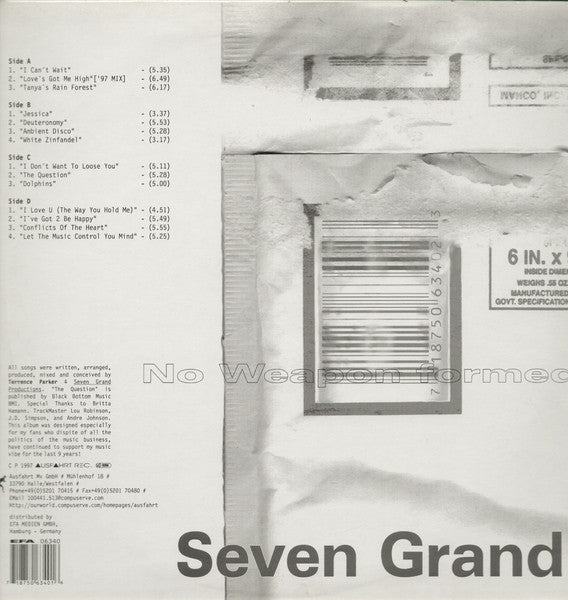Seven Grand Housing Authority : No Weapon Formed Against Me Shall Prosper (2xLP)