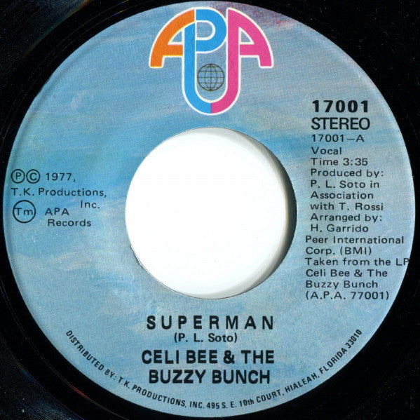 Celi Bee & The Buzzy Bunch : Superman (7", Single)