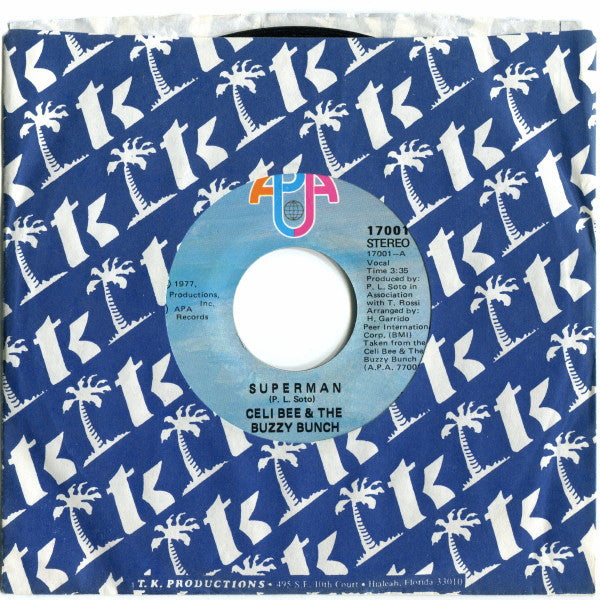 Celi Bee & The Buzzy Bunch : Superman (7", Single)