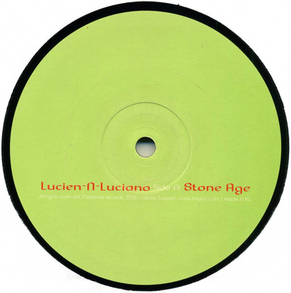 Lucien–N–Luciano / Pier Bucci : Stone Age / Amael (12", M/Print)