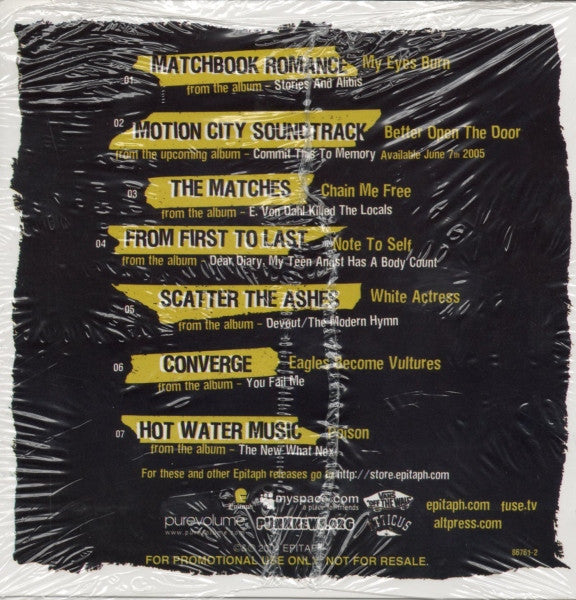 Various : Epitaph Tour 2005 (CD, Promo, Smplr)