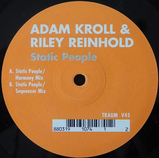 Adam Kroll & Riley Reinhold : Static People (12")